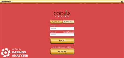 cocoa casino login